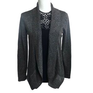 Cable & Gauge Sparkly Open Cardigan Size M